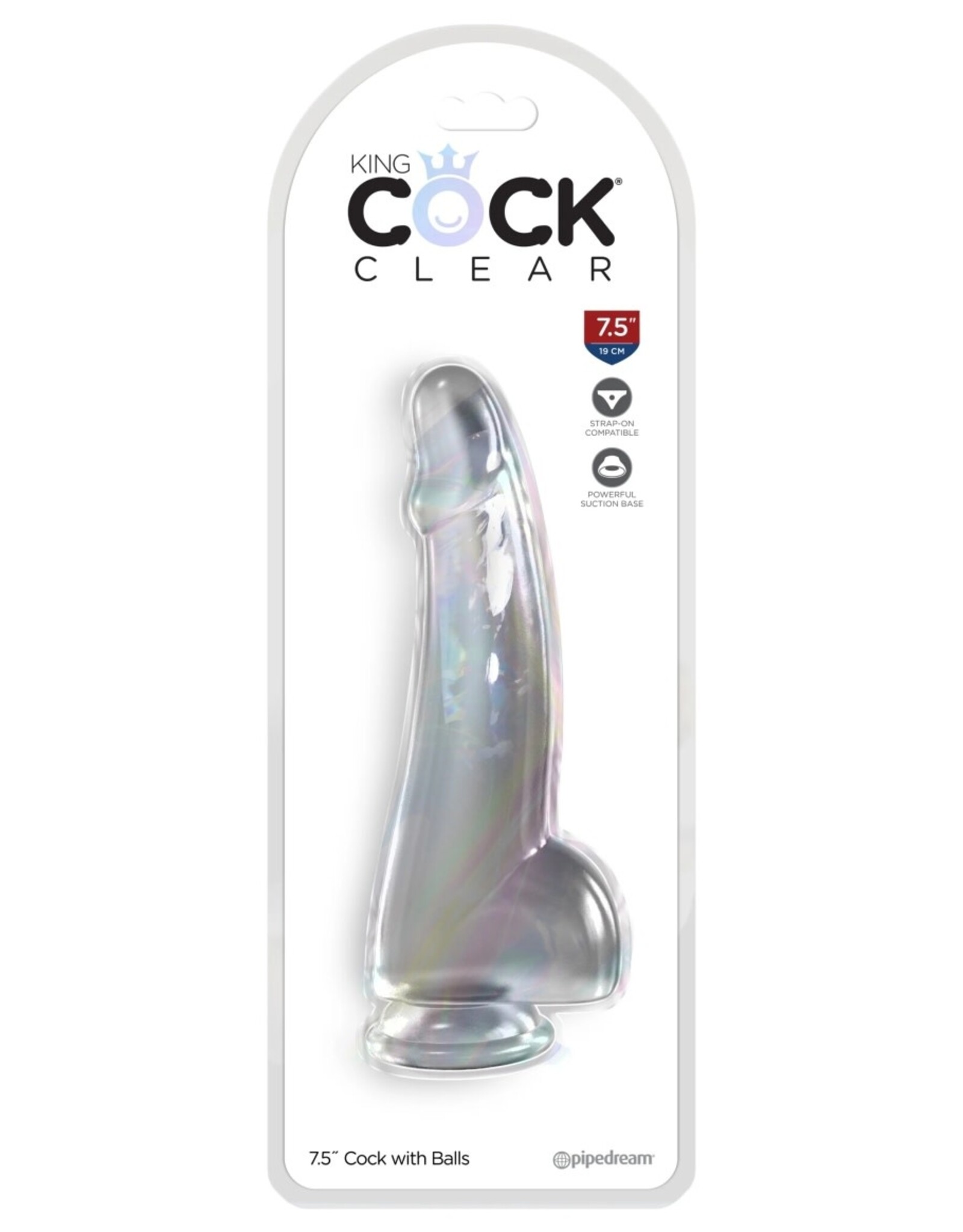 King Cock Elite 7.5" Cock with Balls