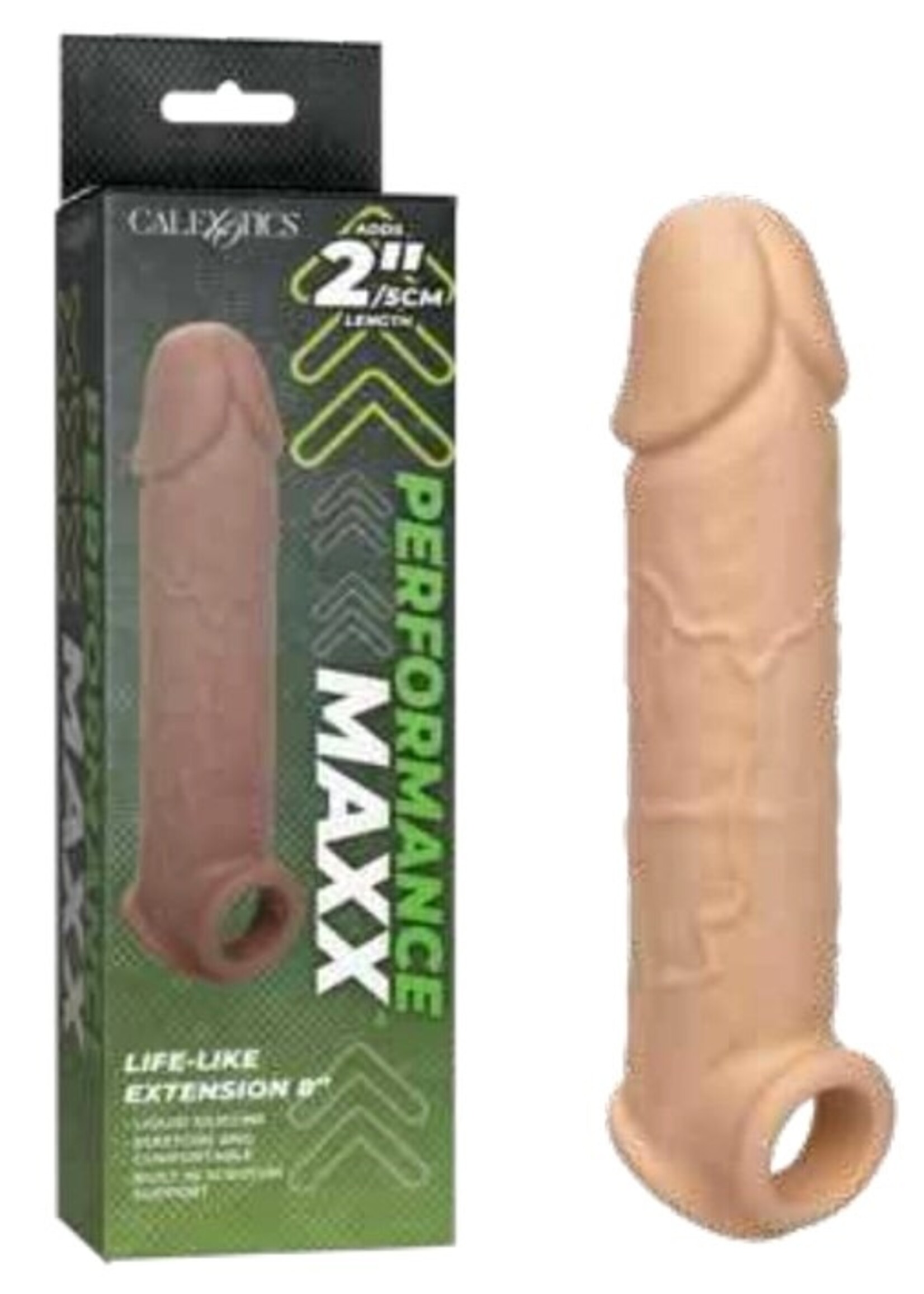 Calexotics Performance Maxx Life-Like Extension 8" - Ivory