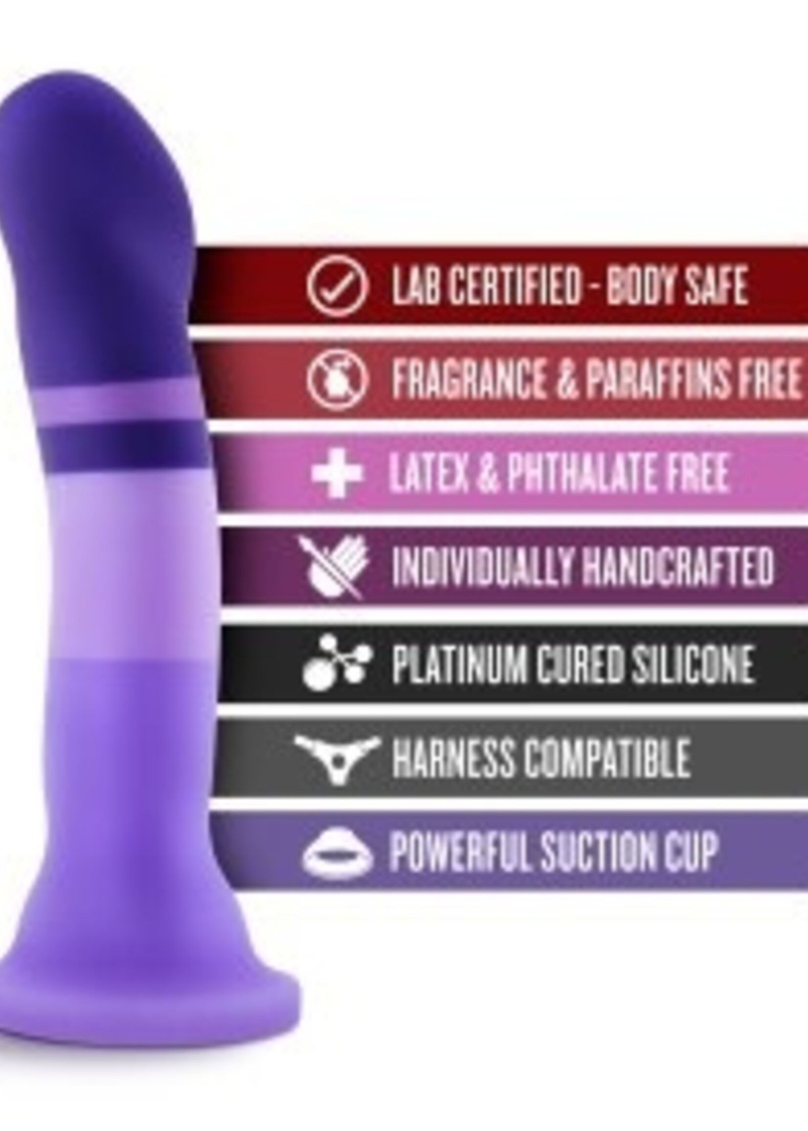 Blush Novelties Blush - Avant D2 Platinum Cured Silicone Dildo