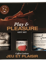 Earthly Body Hemp Seed Play & Pleasure Gift Set - Strawberry