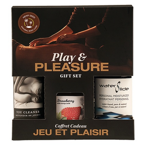 Hemp Seed Play & Pleasure Gift Set - Strawberry