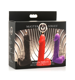 Master Series -  Passion Peckers (Penis) Drip Candle 3pc Set