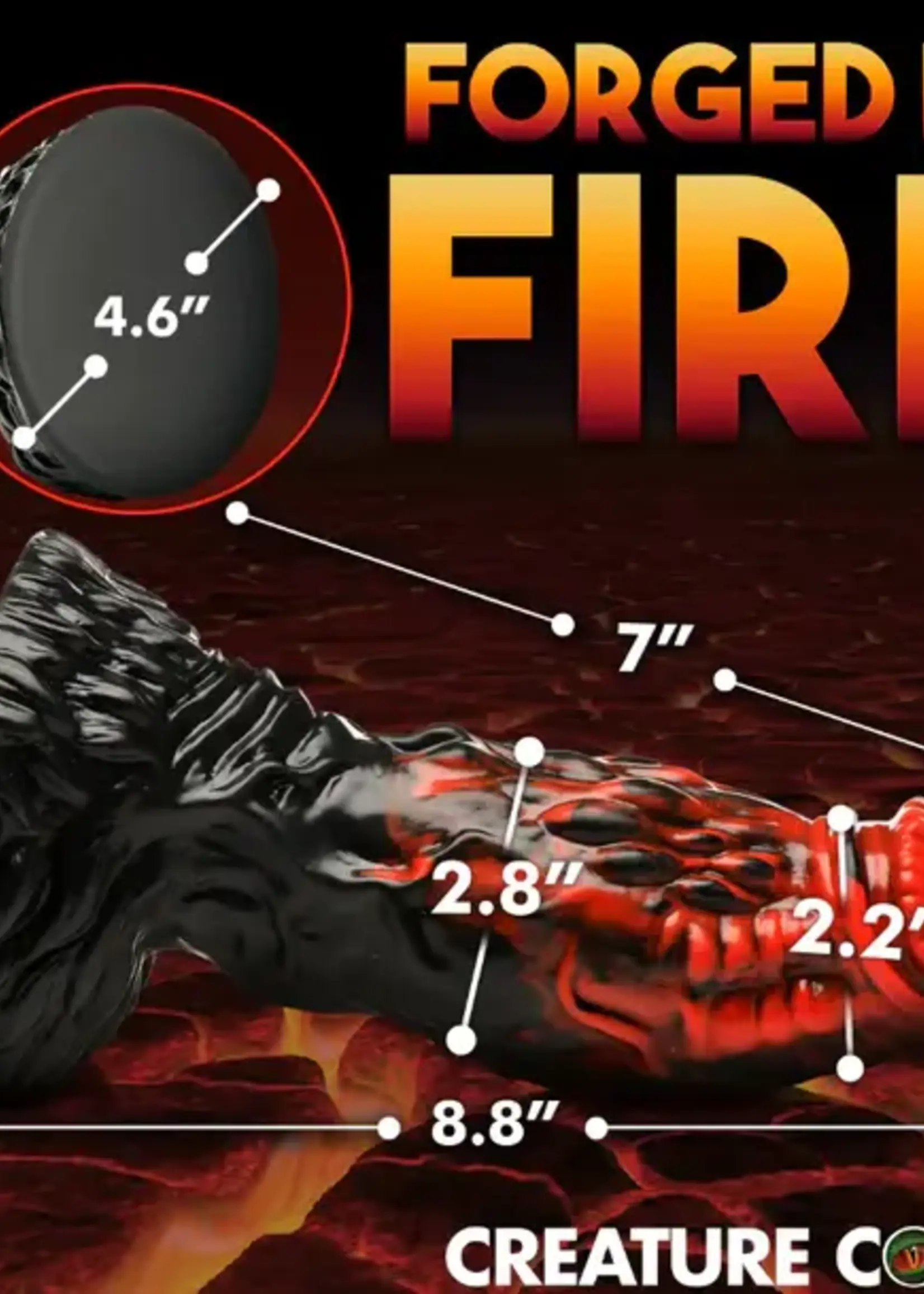 XR Brands Creature Cocks - Vulcan Silicone Dildo