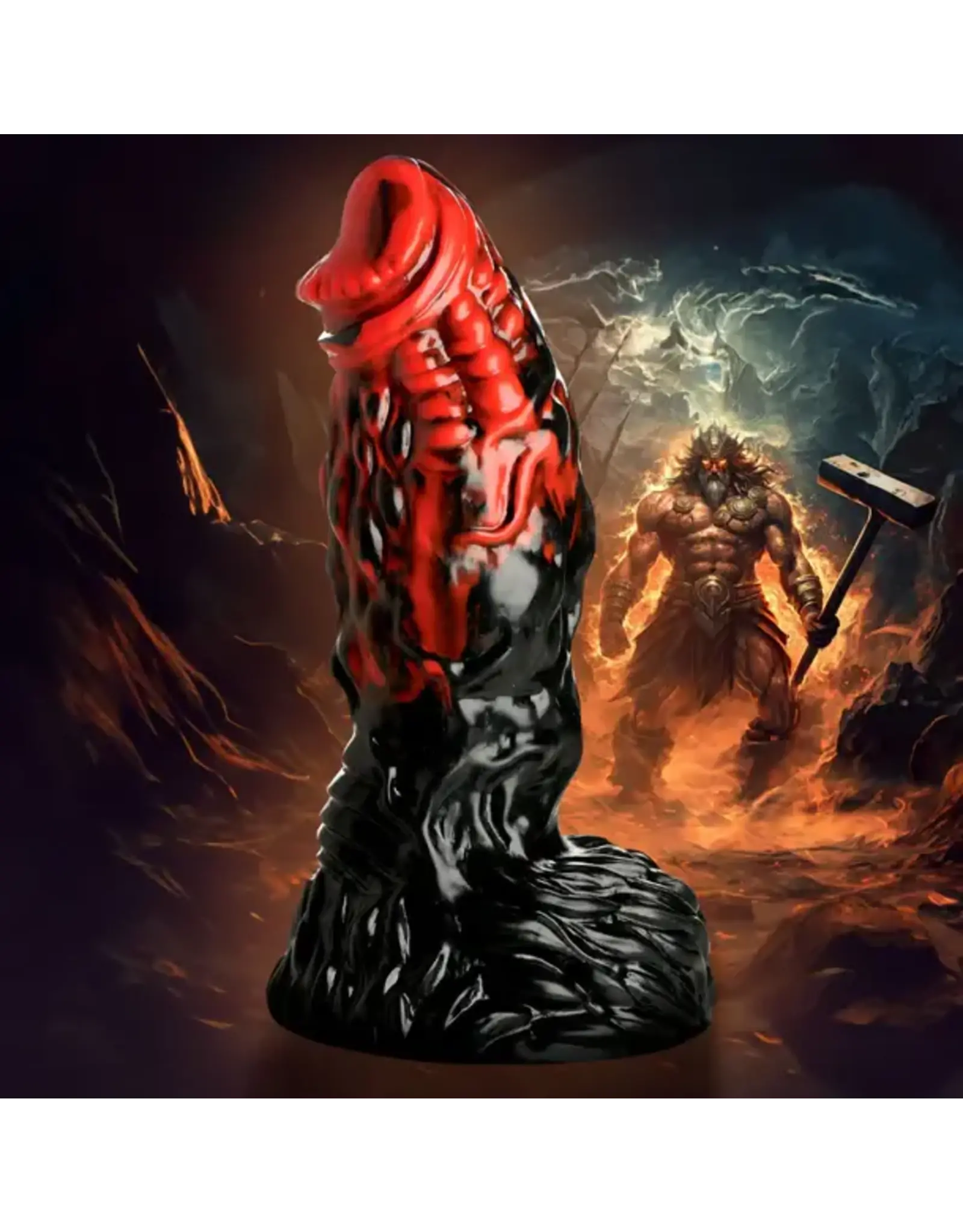 XR Brands Creature Cocks - Vulcan Silicone Dildo