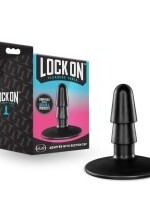 Blush Novelties Lock On - Adapter with Suction Cup - Black