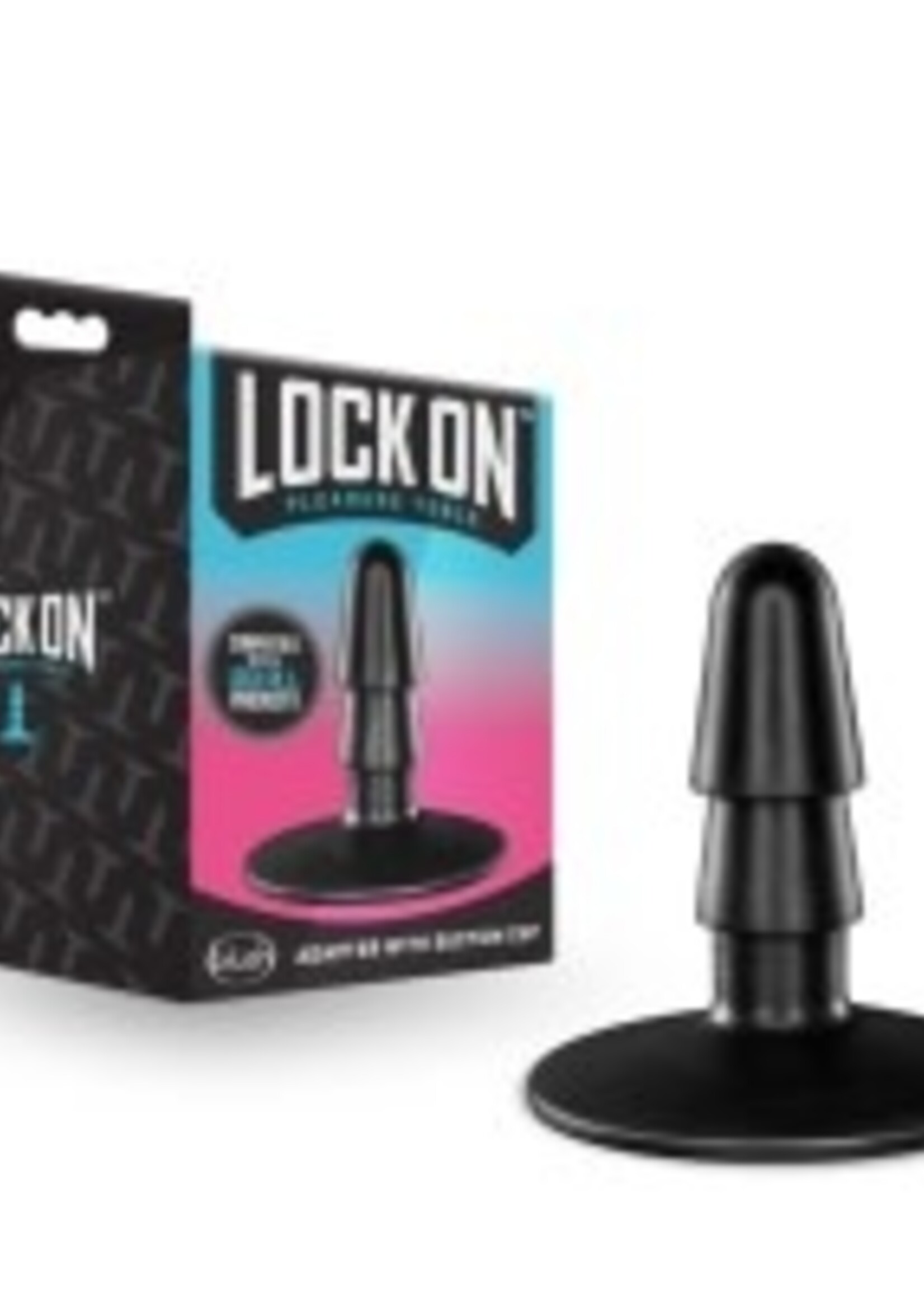 Blush Novelties Lock On - Adapter with Suction Cup - Black