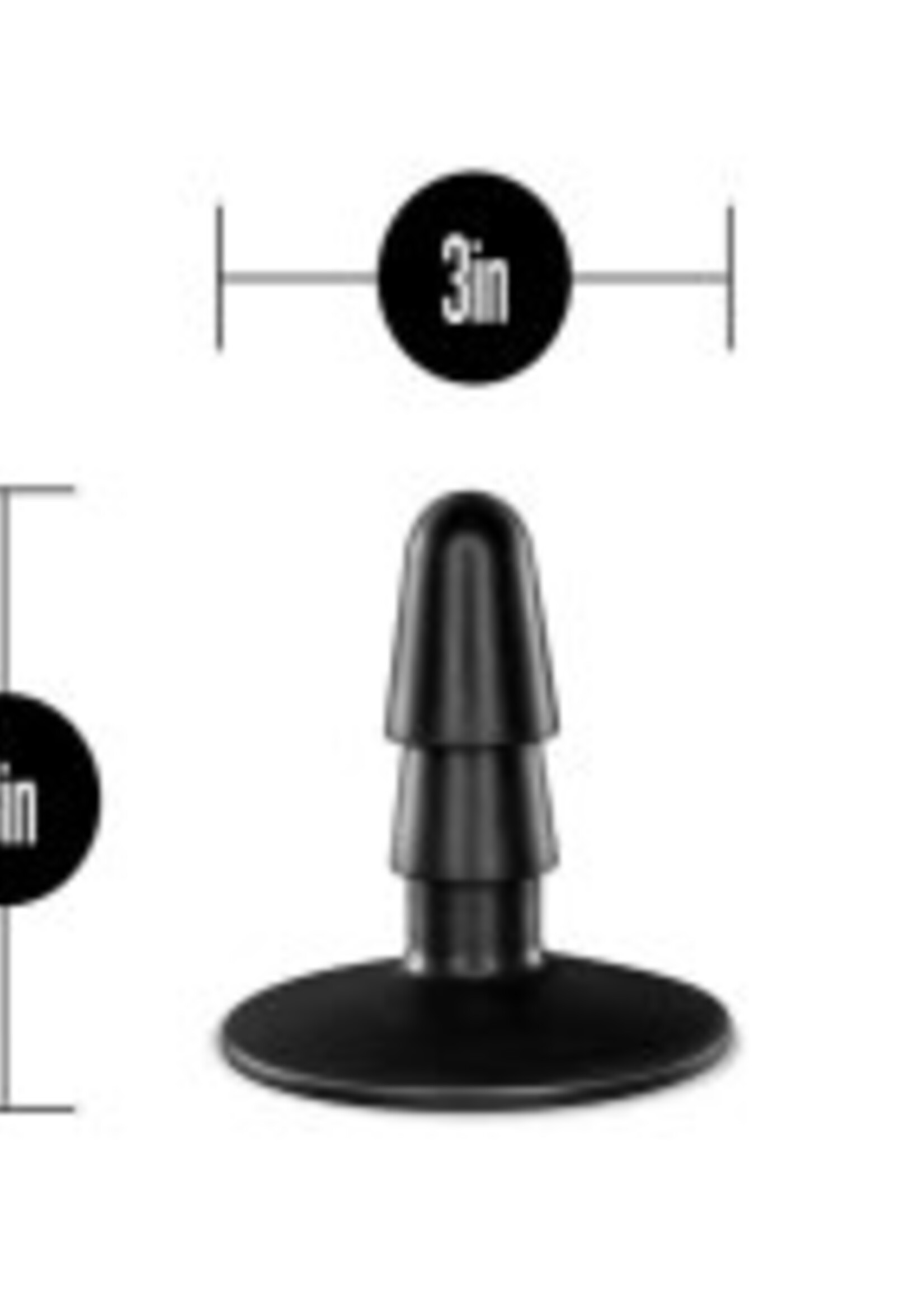 Blush Novelties Lock On - Adapter with Suction Cup - Black