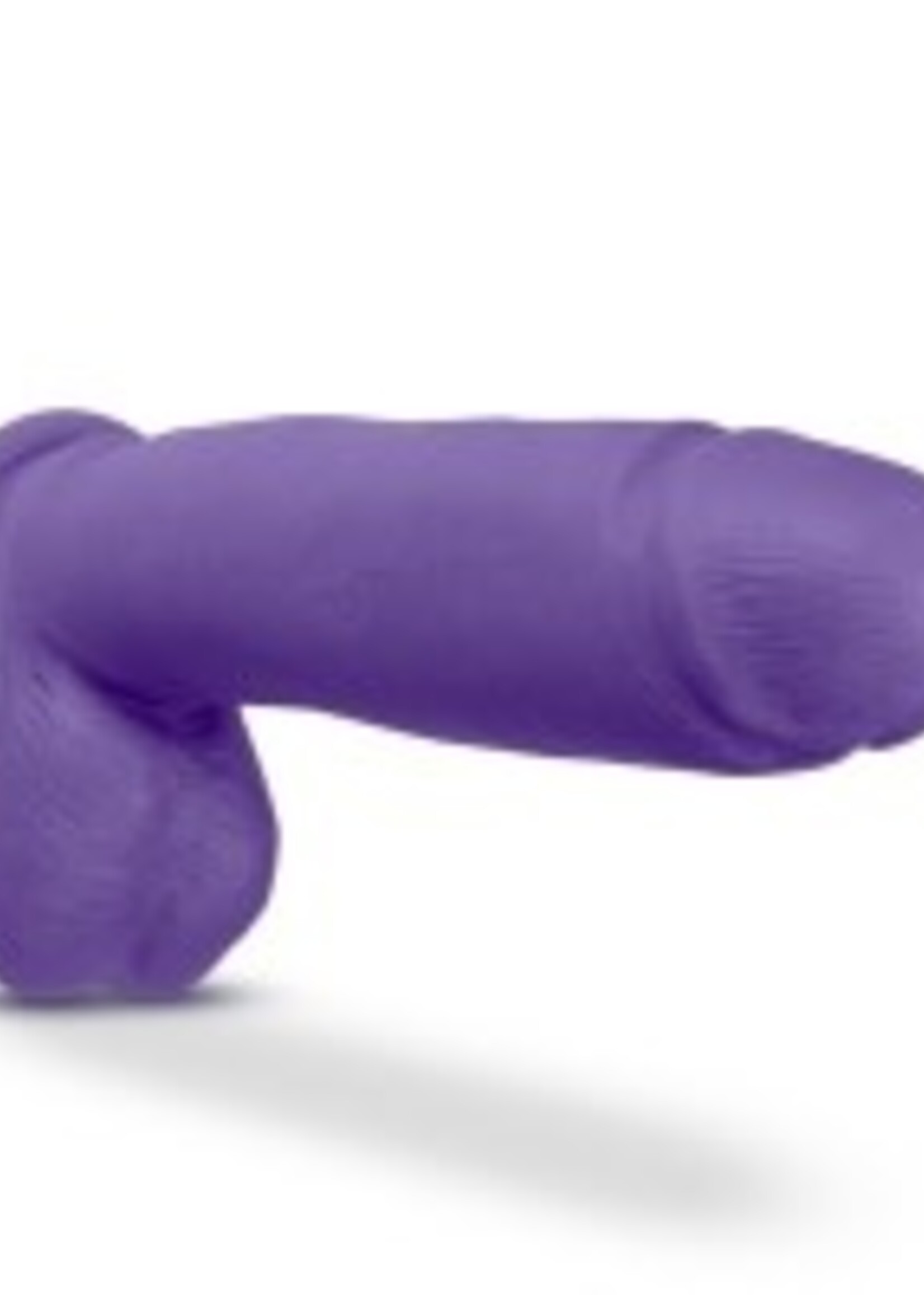 Blush Novelties Au Naturel - Bold - Huge - 10" Dildo - Purple