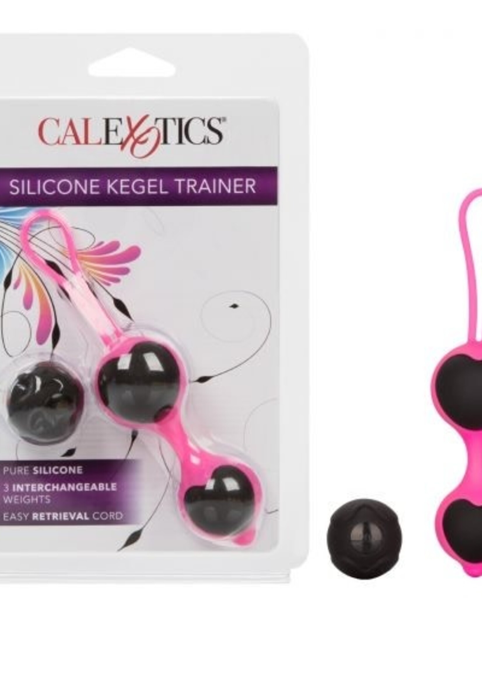 Calexotics Silicone Kegel Trainer - Black/Pink