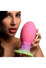 XR Brands Creature Cocks - XL Xeno Egg Glow in the Dark Silicone Egg