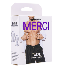 Doc Johnson Merci - Tweak - Nipple Sucker Set - Clear