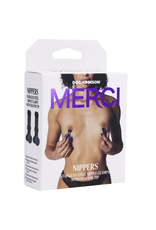 Doc Johnson Merci - Nippers - Stainless Steel Nipple Clamps with Silicone Tip