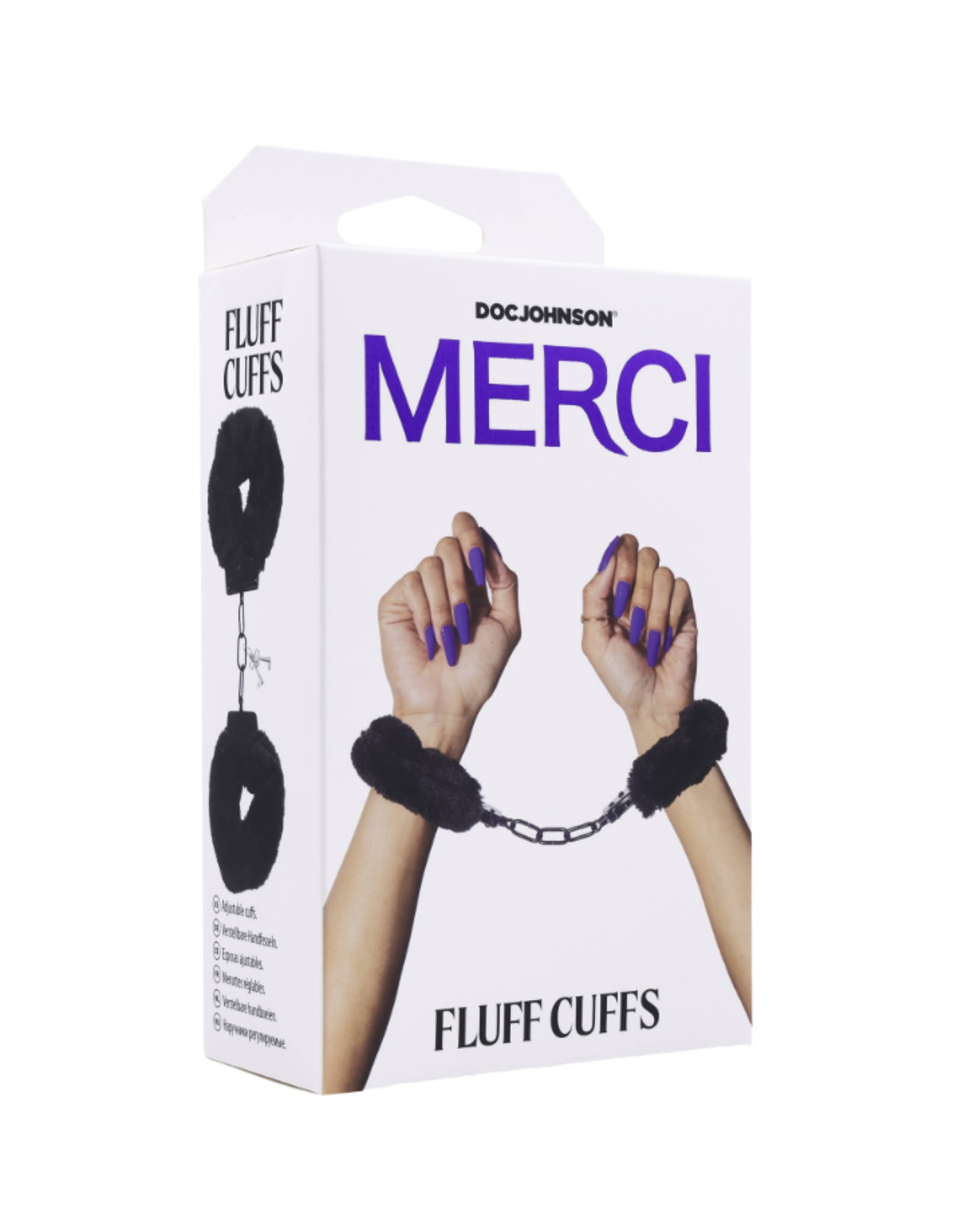 Doc Johnson Merci - Fluff Cuffs Black