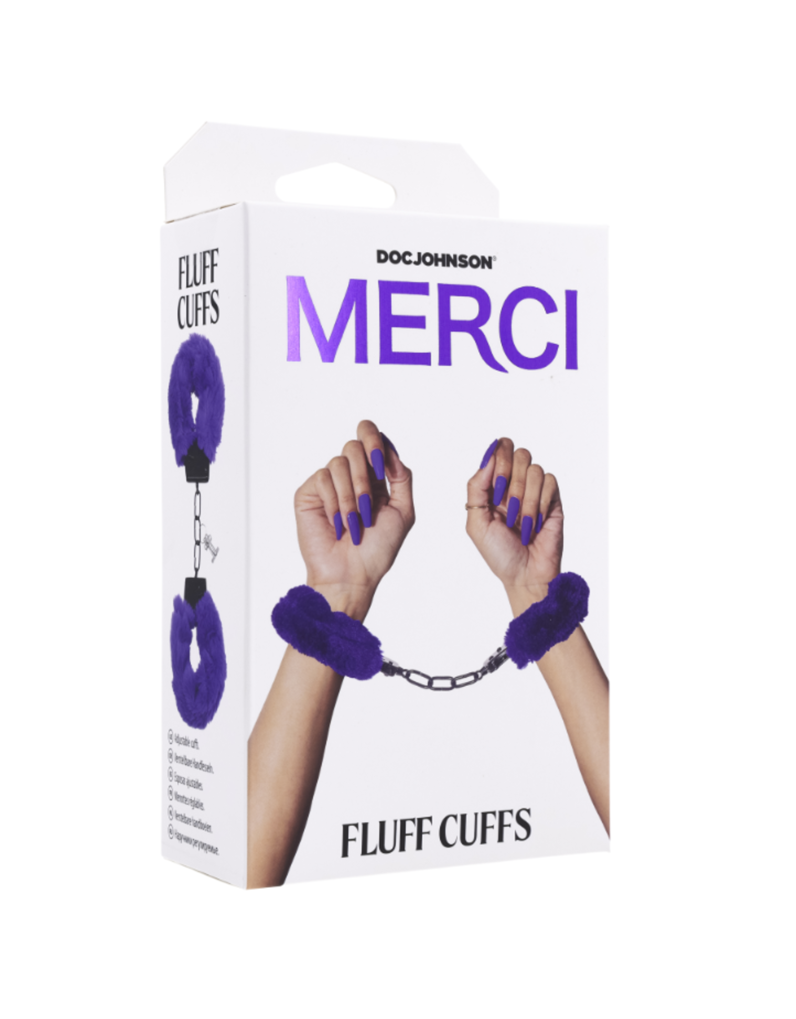 Doc Johnson Merci - Fluff Cuffs Violet