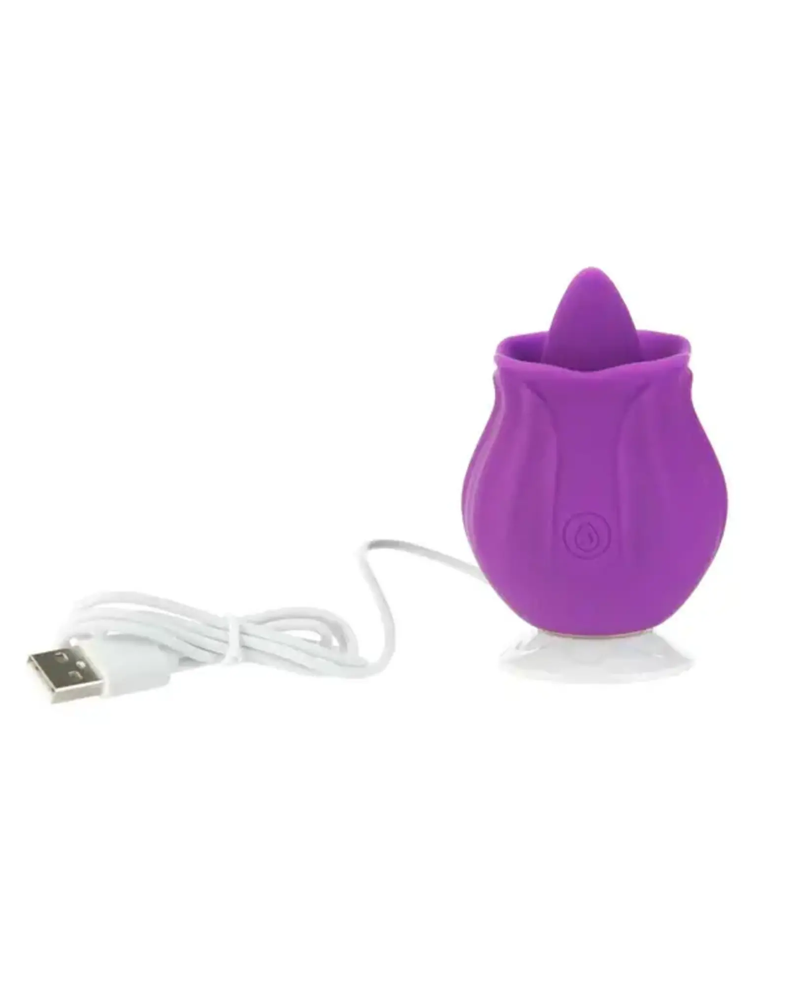 BMS Factory M' Lady Happy Meeting - Clitoral Rose Flickering Toy - Purple
