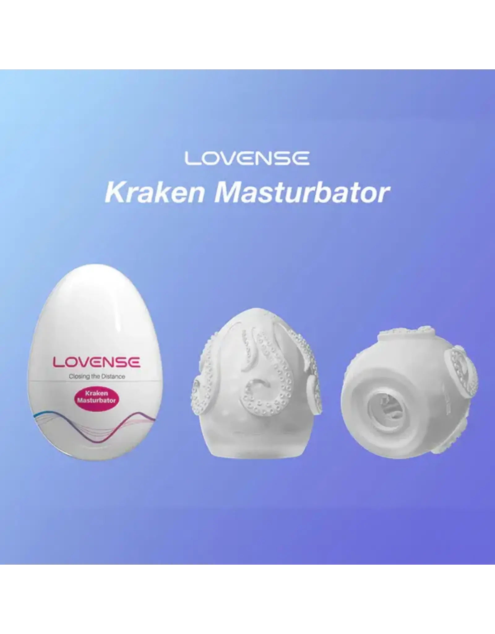 Lovense Lovense - Kraken - Egg Masturbator - Single