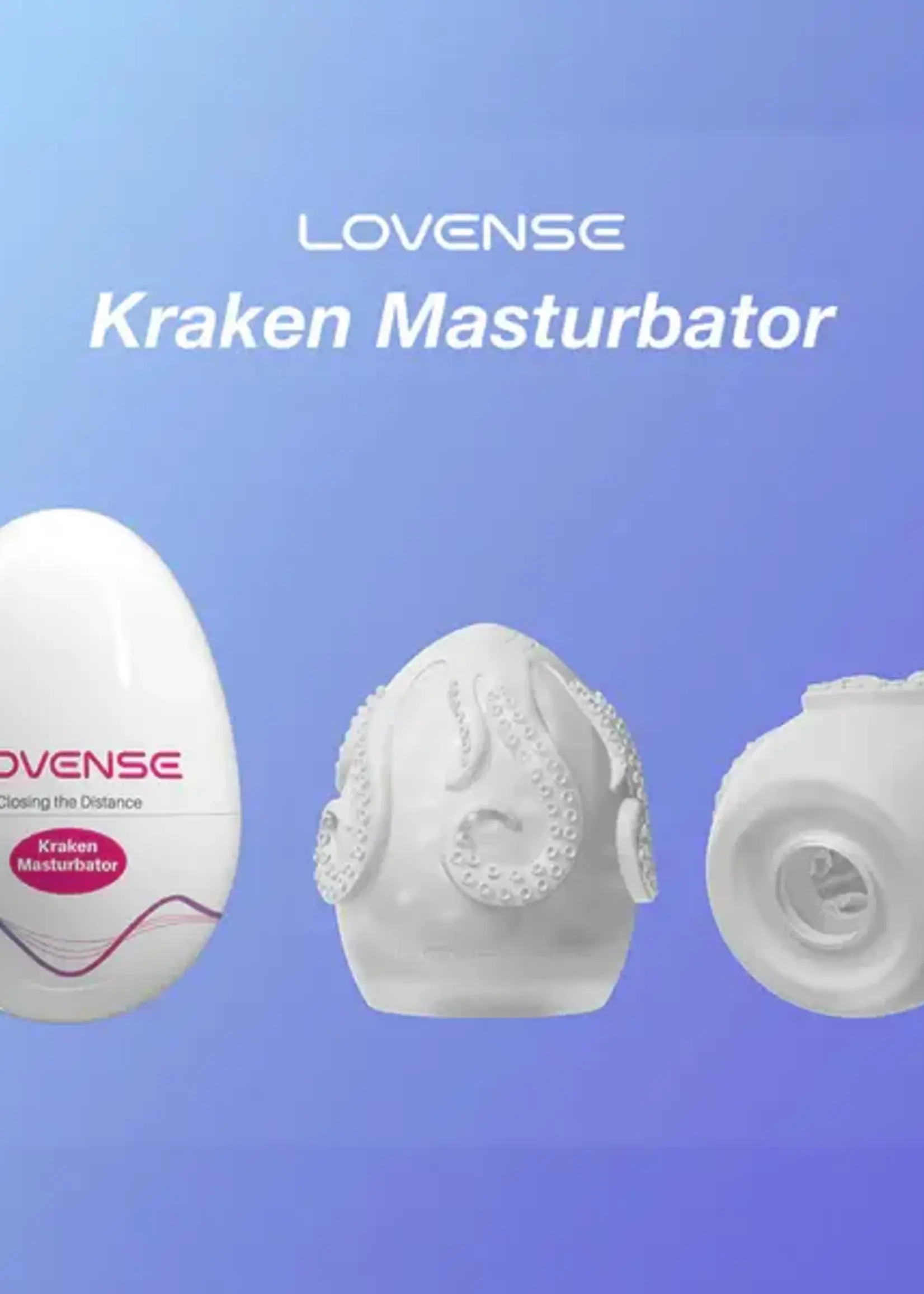 Lovense Lovense - Kraken - Egg Masturbator - Single