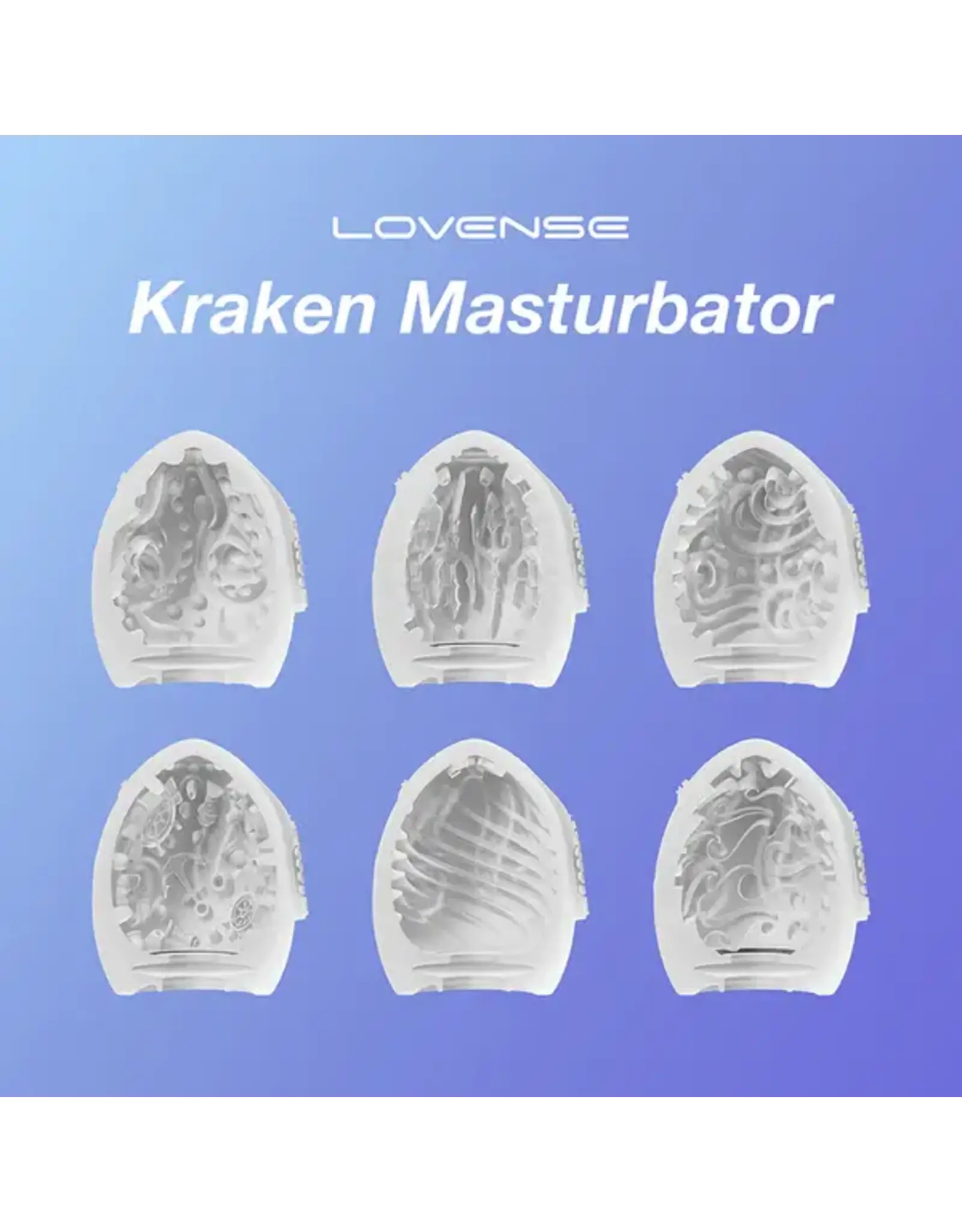 Lovense Lovense - Kraken - Egg Masturbator - Single