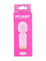 BMS Factory M'Lady Mini Vibrator Wand - Pink