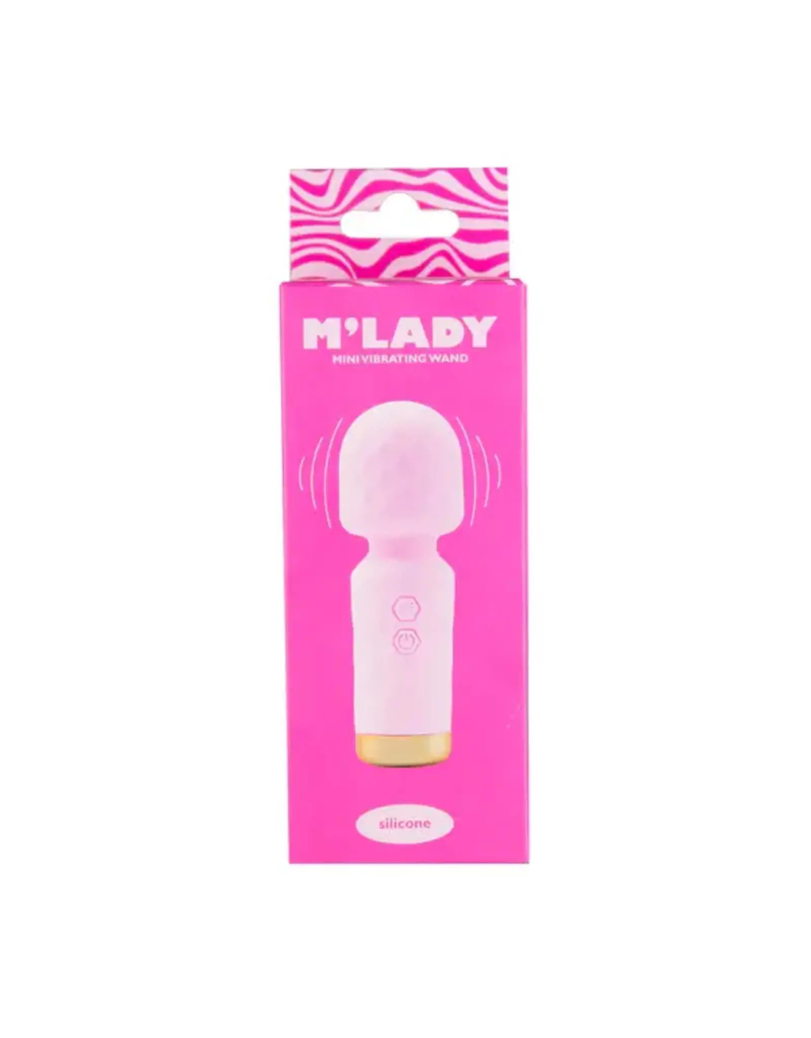 BMS Factory M'Lady Mini Vibrator Wand - Pink