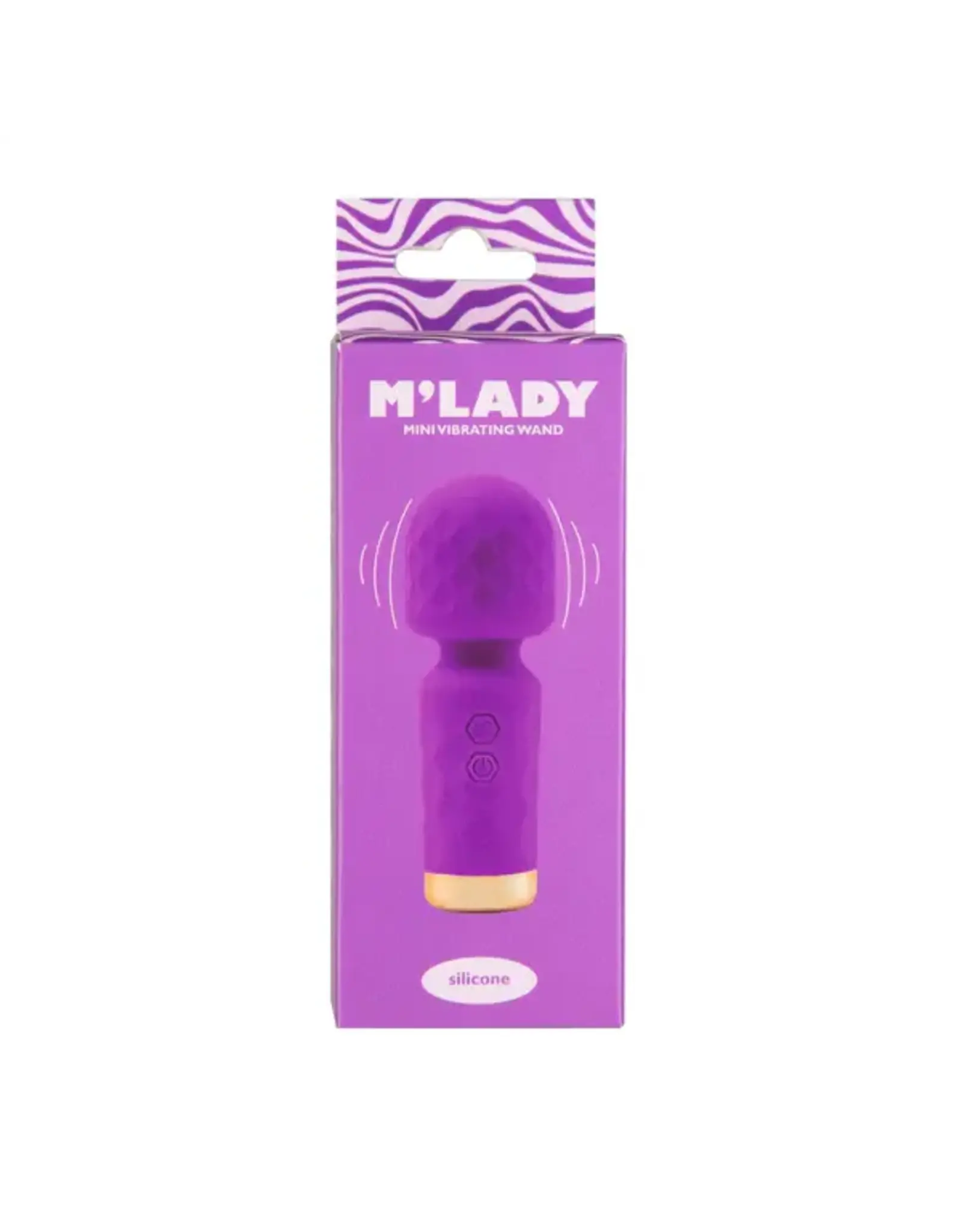 M'Lady Mini Vibrator Wand - Purple