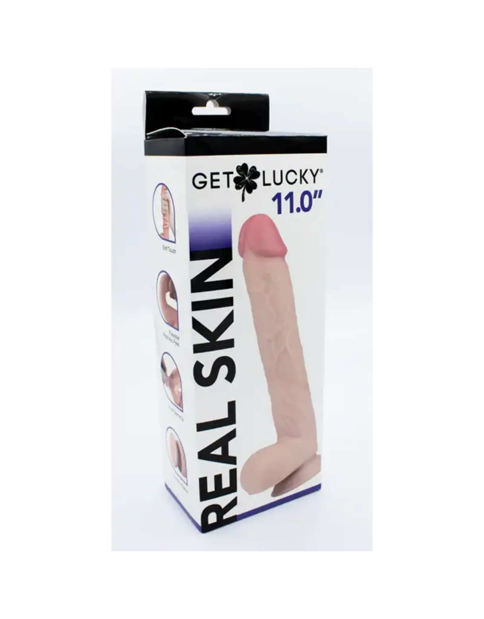 Get Lucky Real Skin 11" Dildo