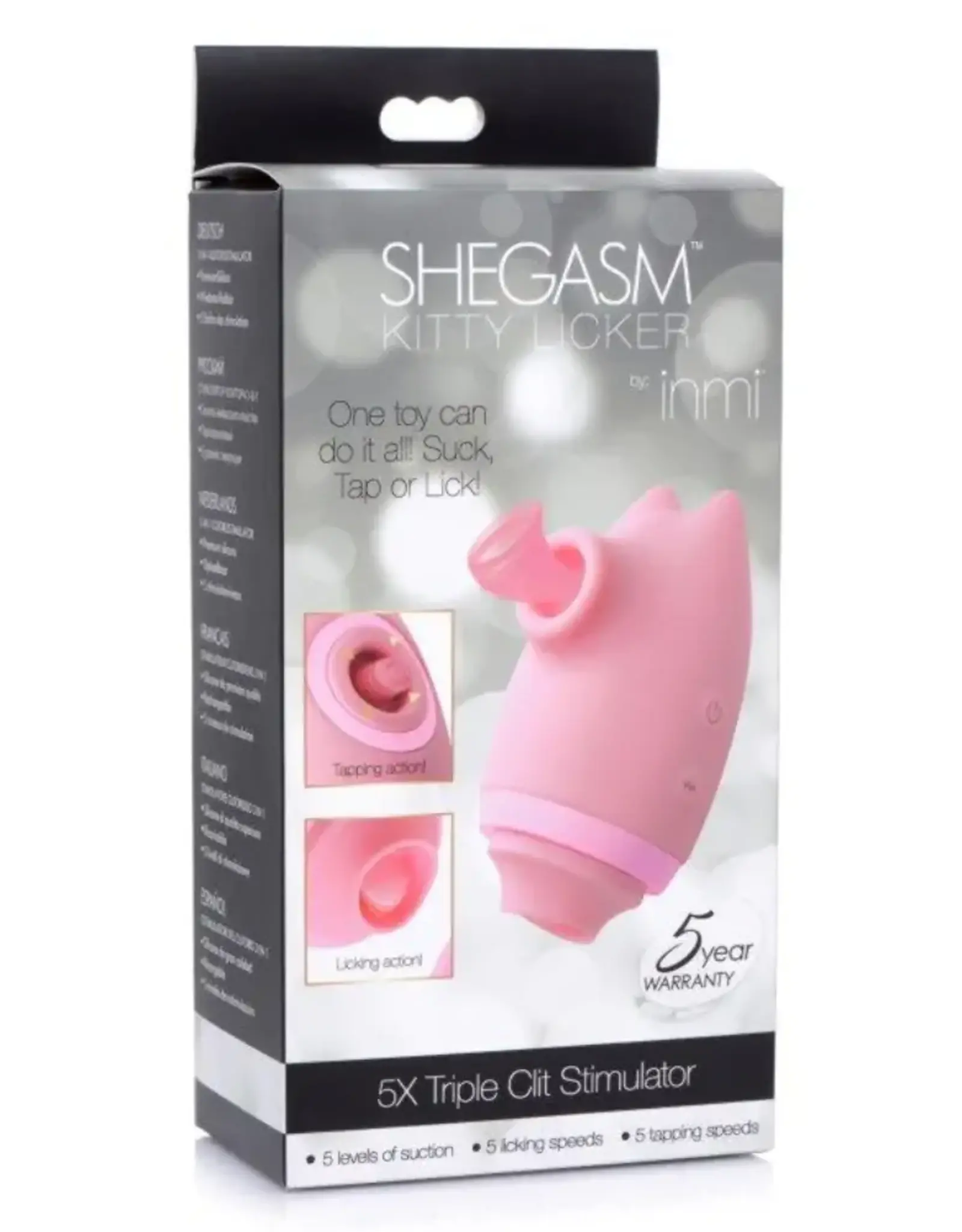 Shegasm - Kitty Licker - 5X Triple Clit Stimulator