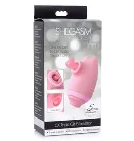 Shegasm - Kitty Licker - 5X Triple Clit Stimulator