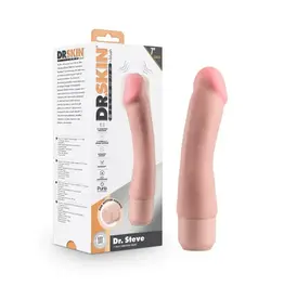 Blush Novelties Dr Skin - Dr Steve 7" Vibrating Dildo