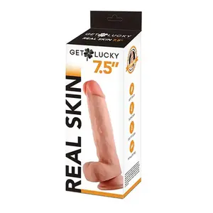 Get Lucky 7.5" Real Skin Dildo