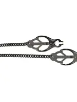 Spartacus Spartacus Butterfly Nipple Clamps with Black Chain