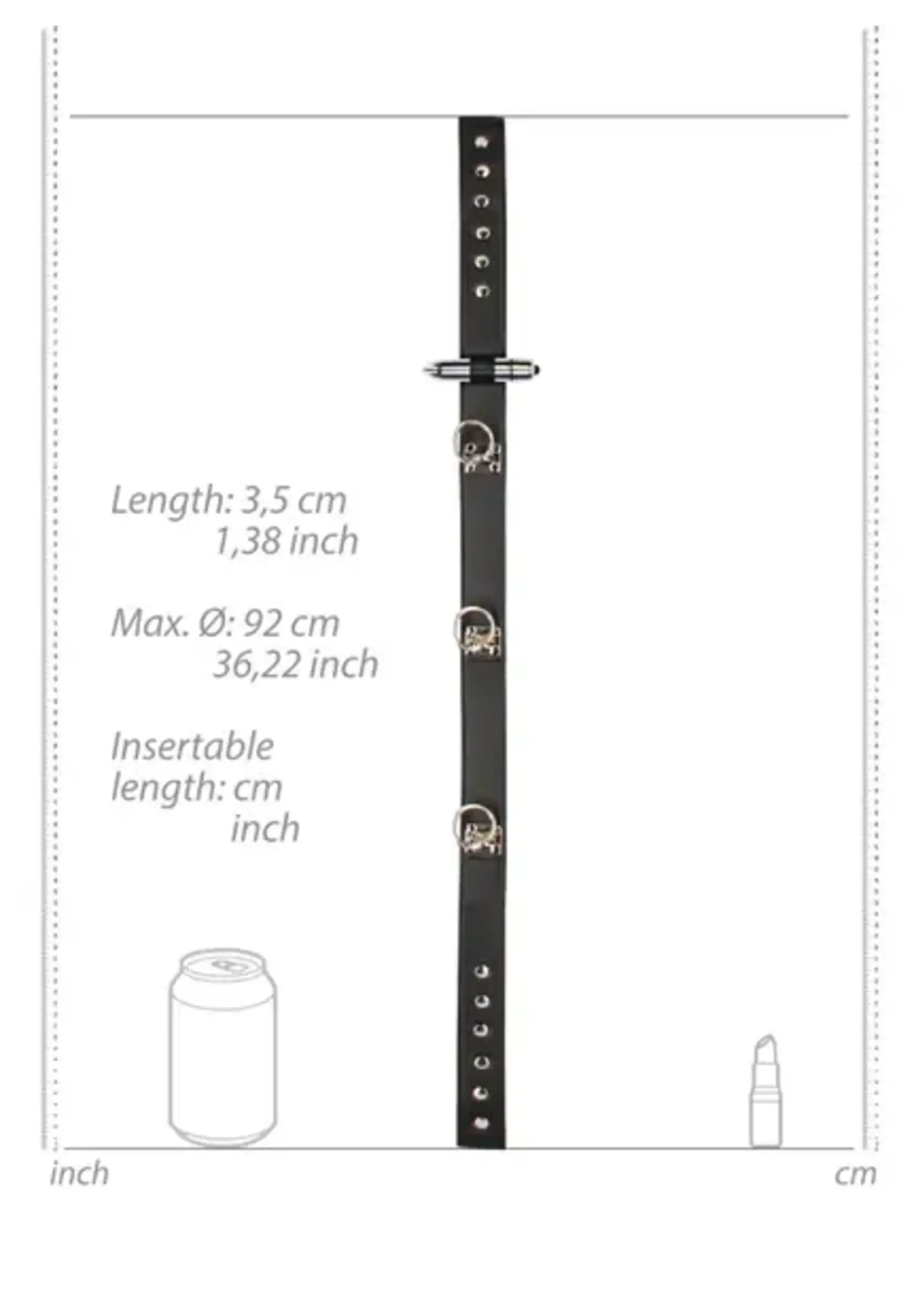 Ouch! Adjustable Cuff Belt