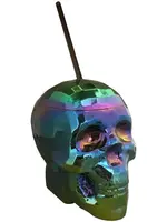 Kheper Games Oil Slick Skull Cup - 22oz