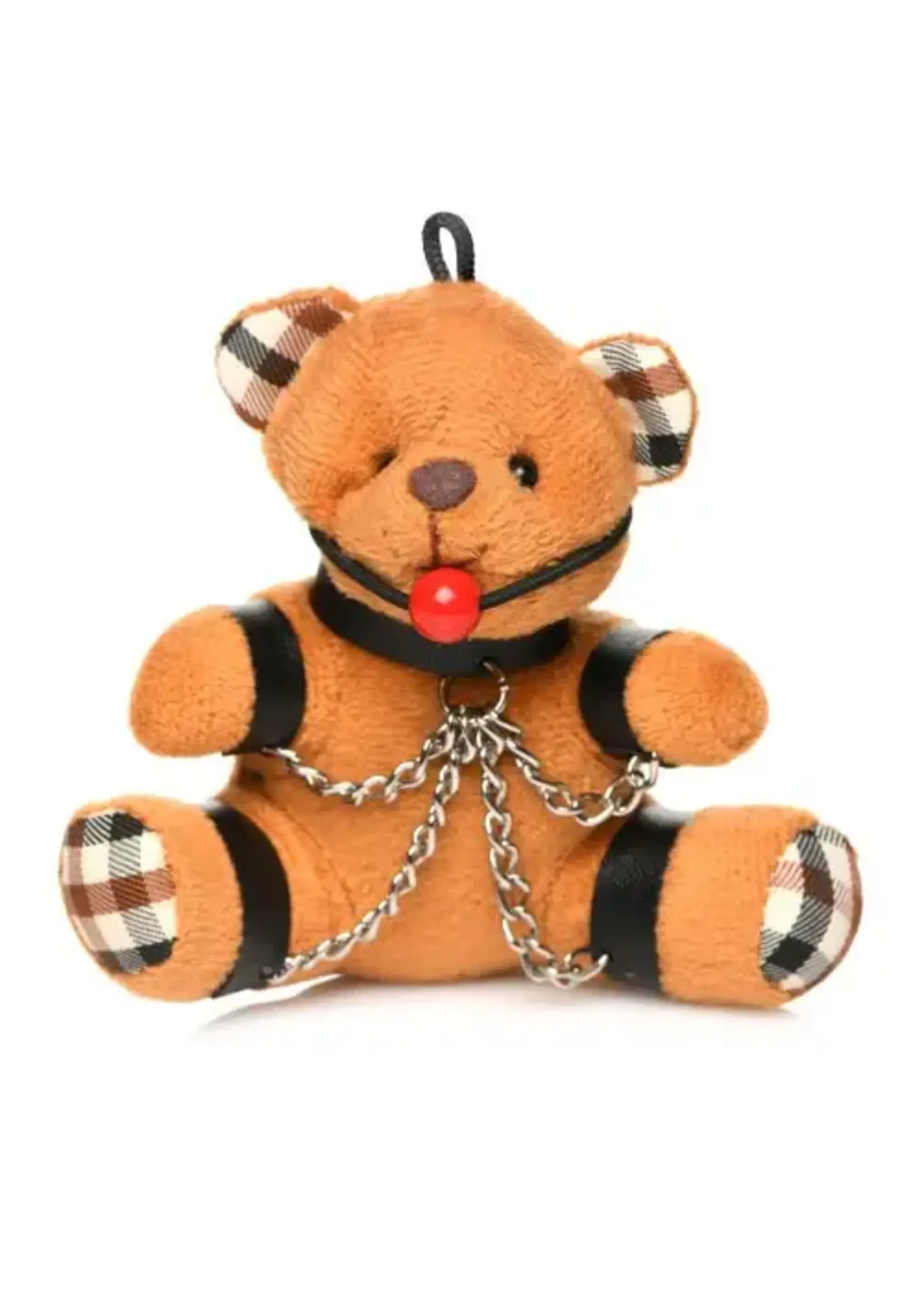 Master Series - Gagged Teddy Bear Keychain