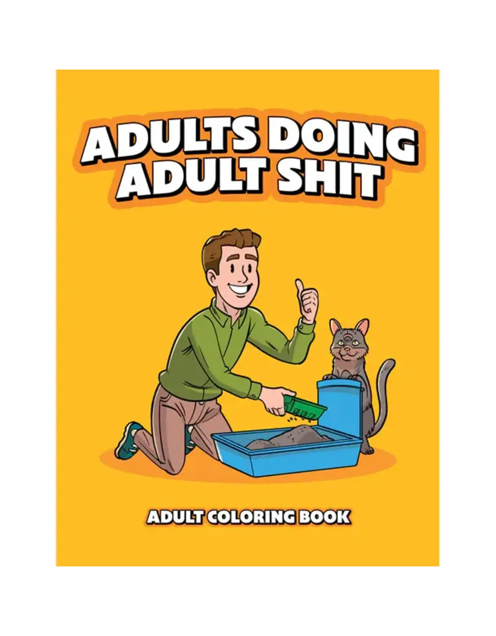 wood rocket Adult Doing Adult Shit Coloring Book