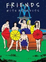 wood rocket F.R.I.E.N.D.S With Benefits Adult Coloring Book