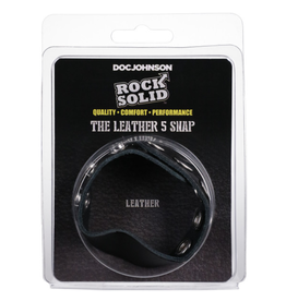 Doc Johnson Rock Solid - The Leather 5 Snap