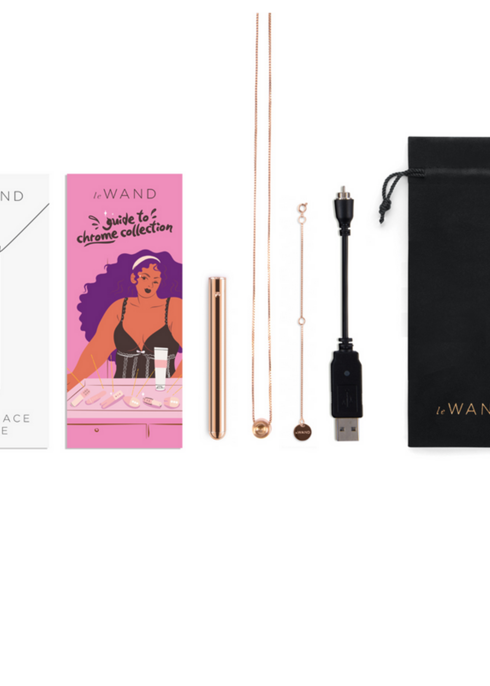 Le Wand - Vibrating Necklace - Rose Gold