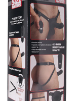 XR Brands Size Matters 2 Inch Smooth Vibrating Penis Sheath in Black