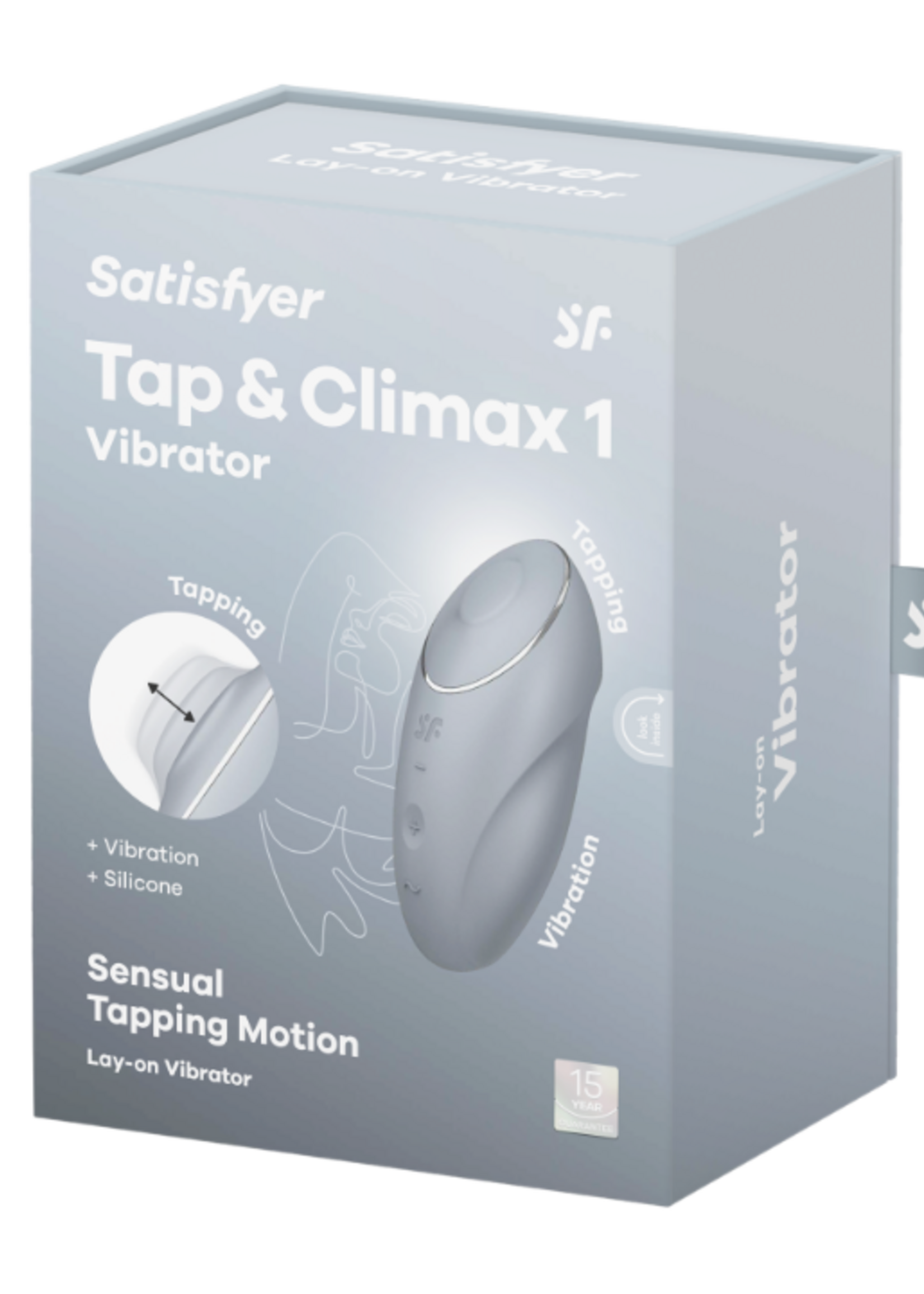 Satisfyer Satisfyer - Tap & Climax - Blue Grey