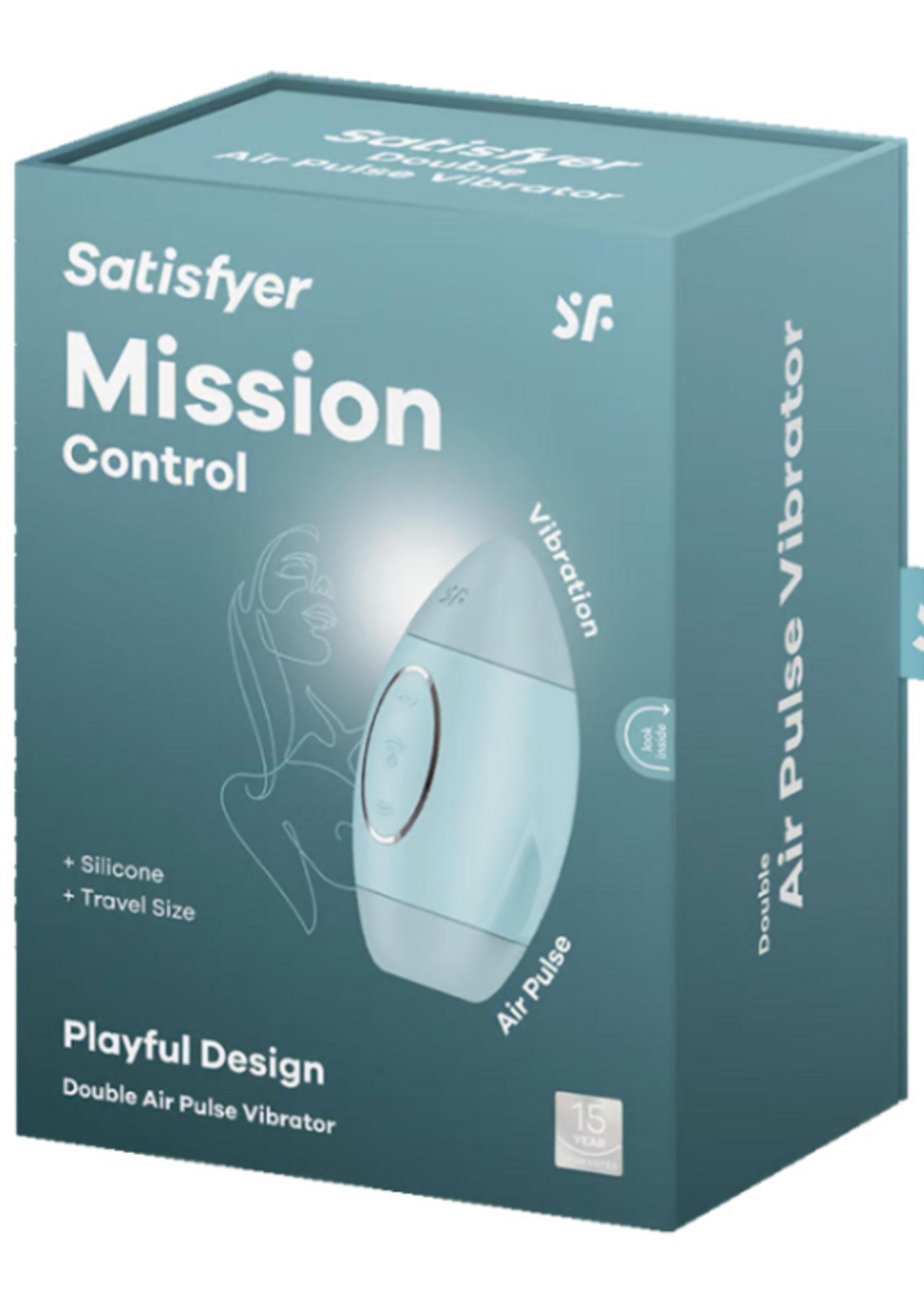 Satisfyer Satisfyer - Mission Control Double Air Pulse - Blue