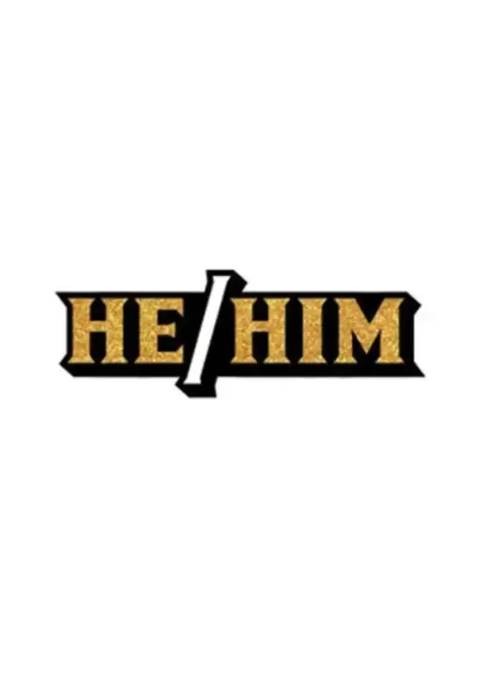 wood rocket Enamel Pin: He/Him