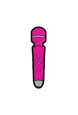 wood rocket Enamel Pin: Pink Wand