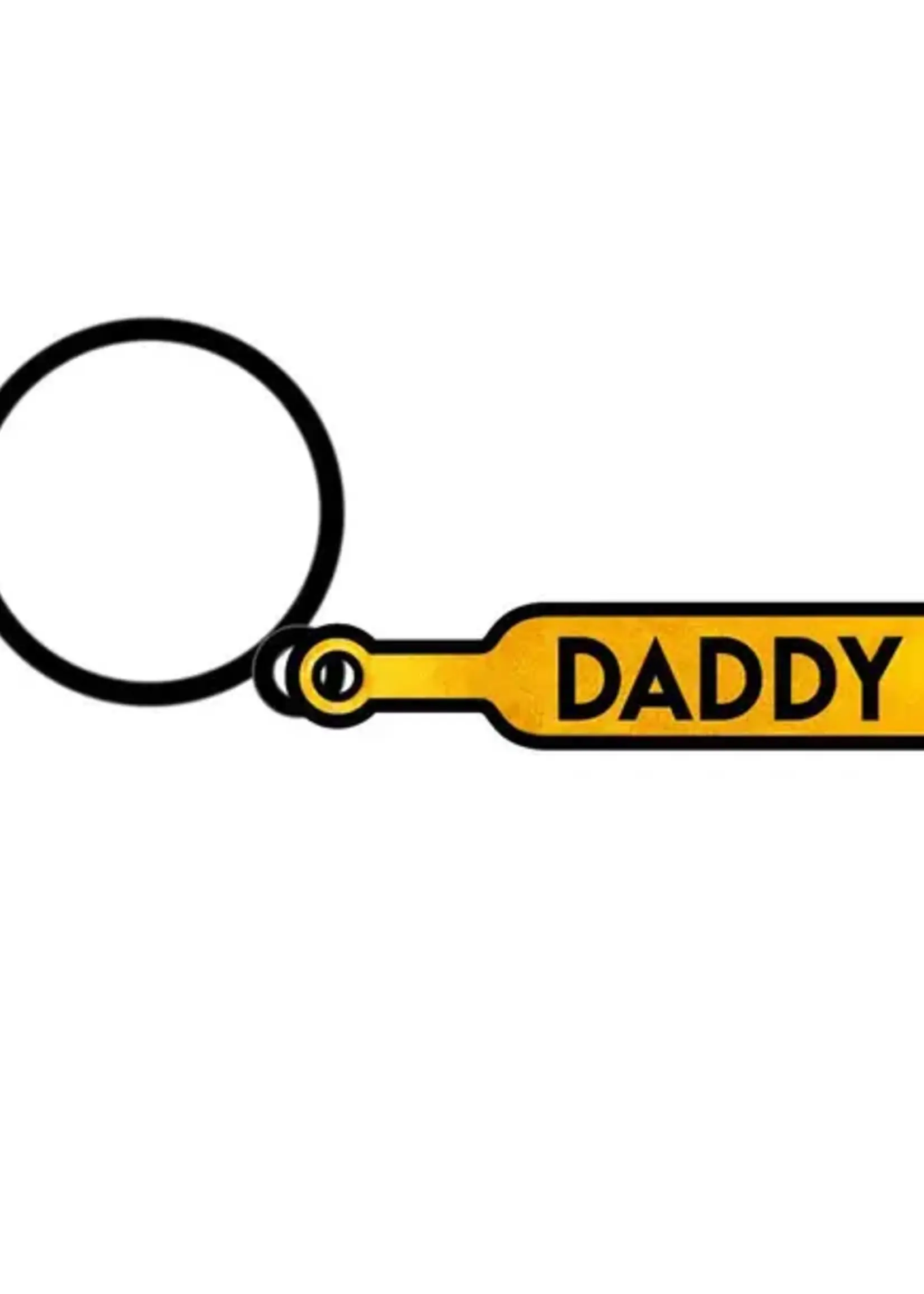 wood rocket "Daddy" Keychain
