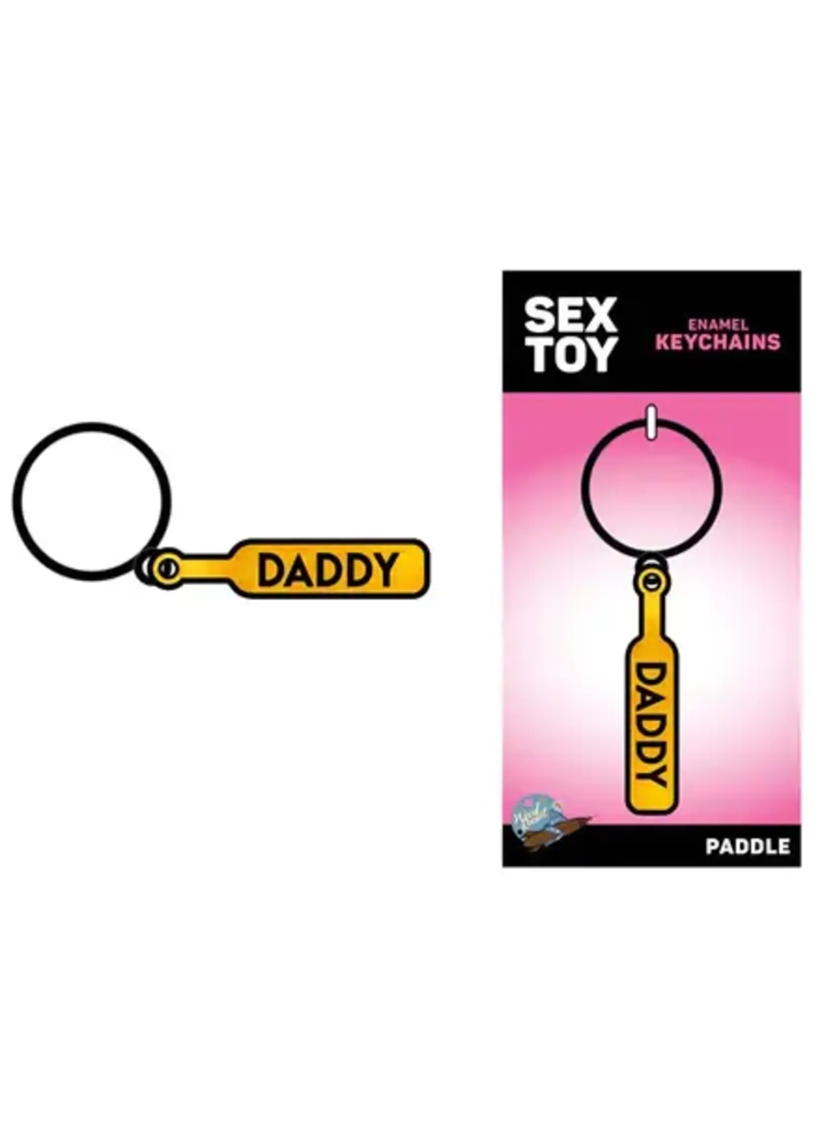 wood rocket "Daddy" Keychain