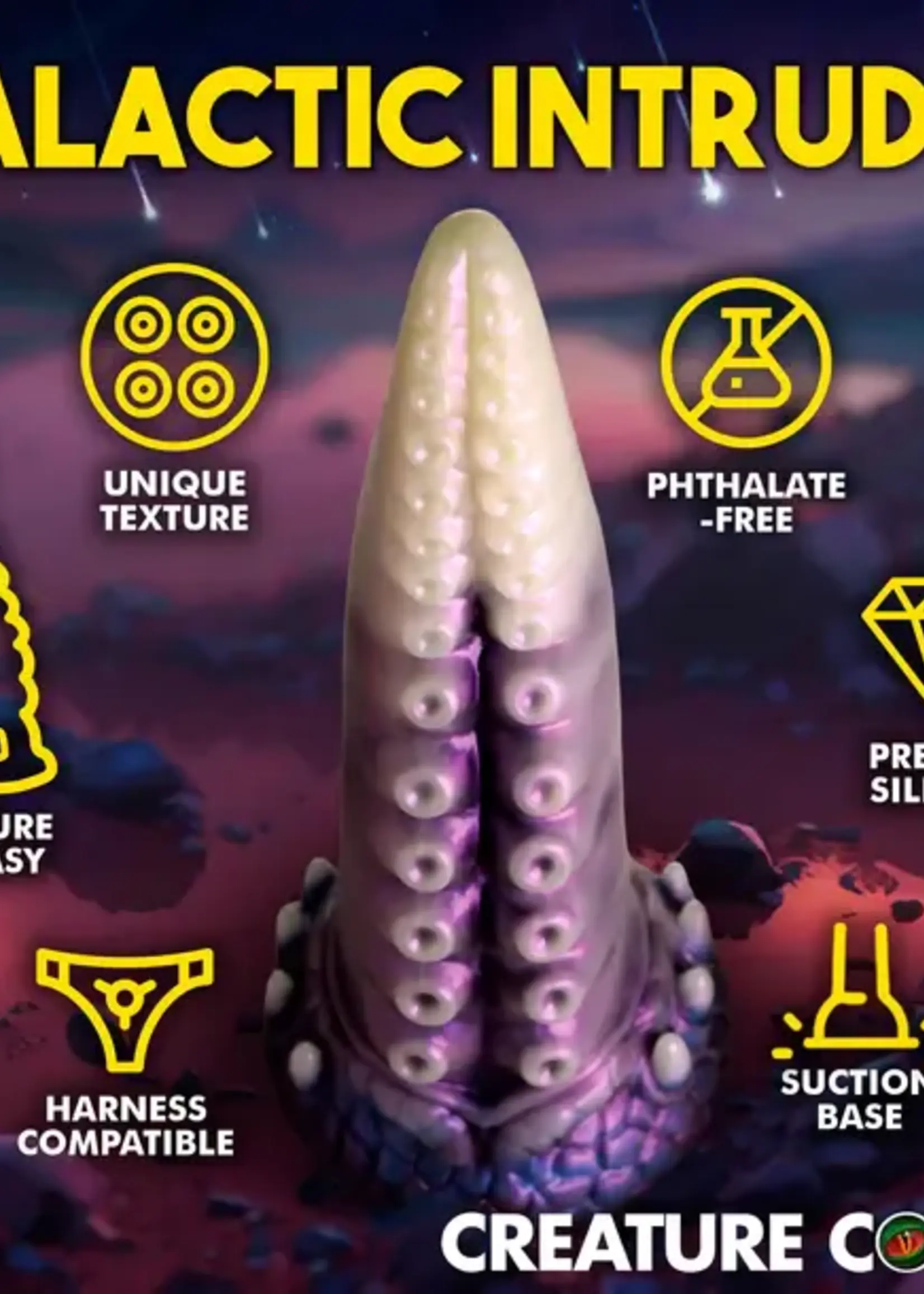 XR Brands Creature Cocks - Astropus Tentacle