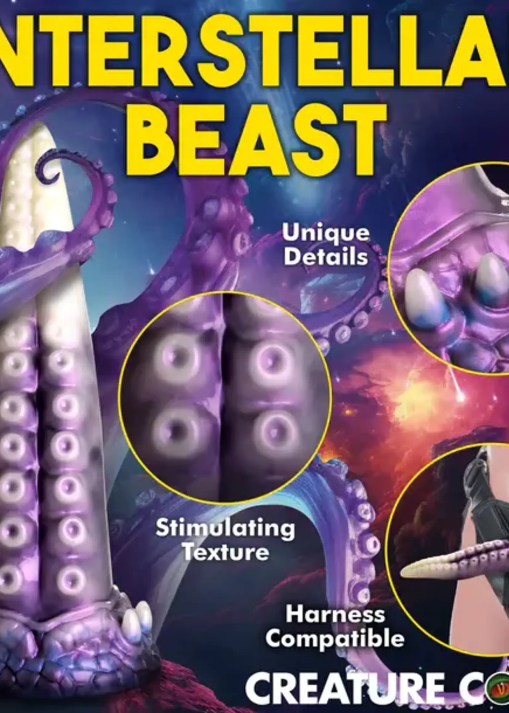 XR Brands Creature Cocks - Astropus Tentacle