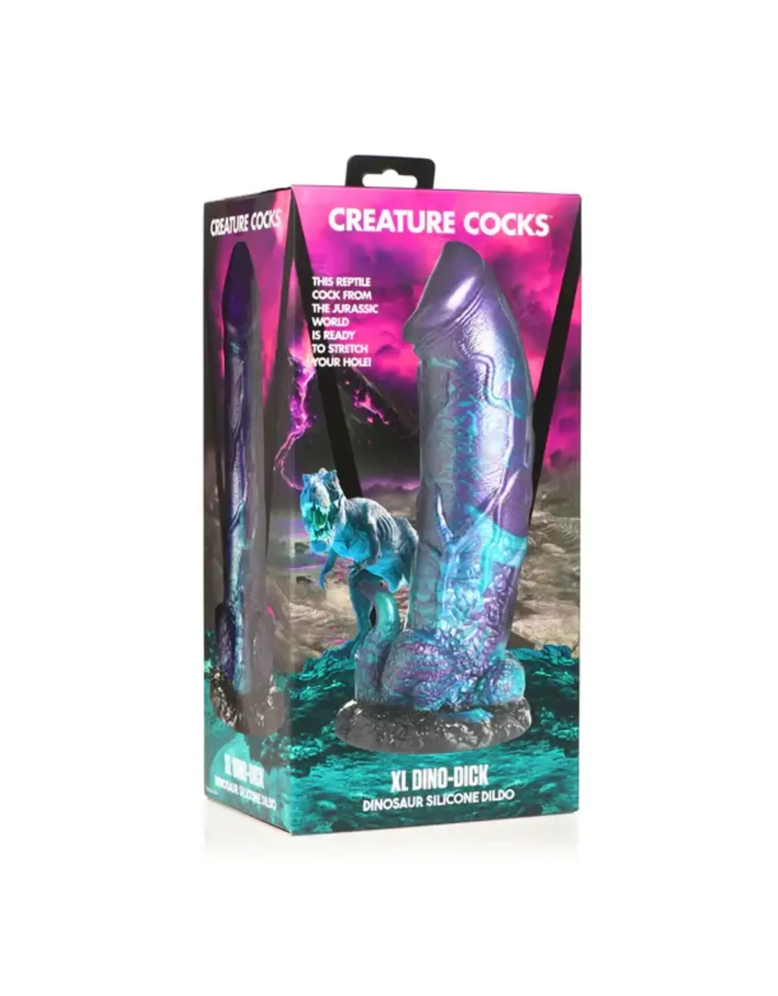 XR Brands Creature Cocks - XL Dino-Dick