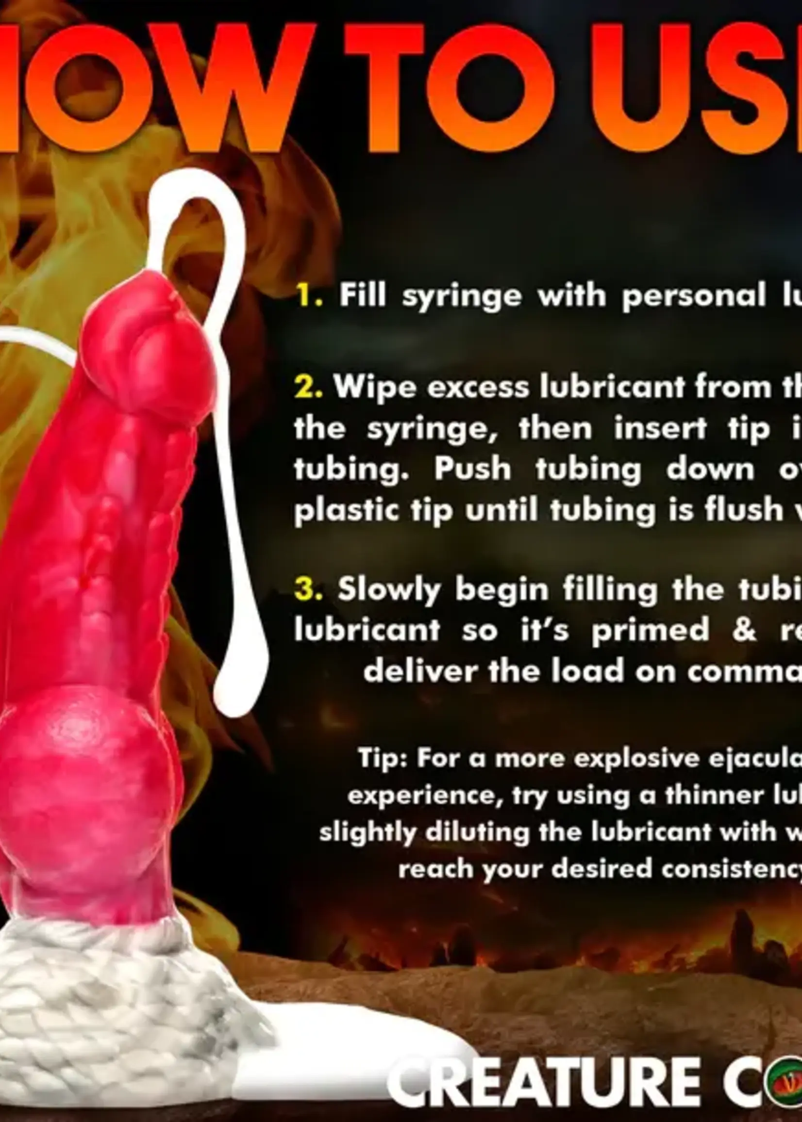 XR Brands Creature Cocks Squirting - Resurrector Phoenix