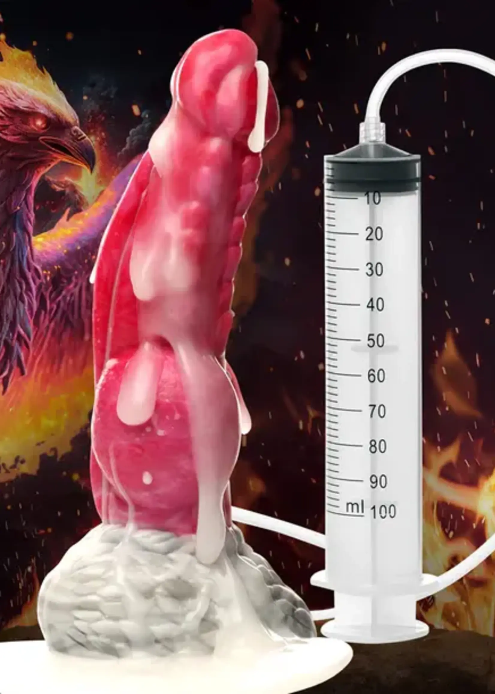 XR Brands Creature Cocks Squirting - Resurrector Phoenix